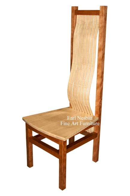 cherry wood chair